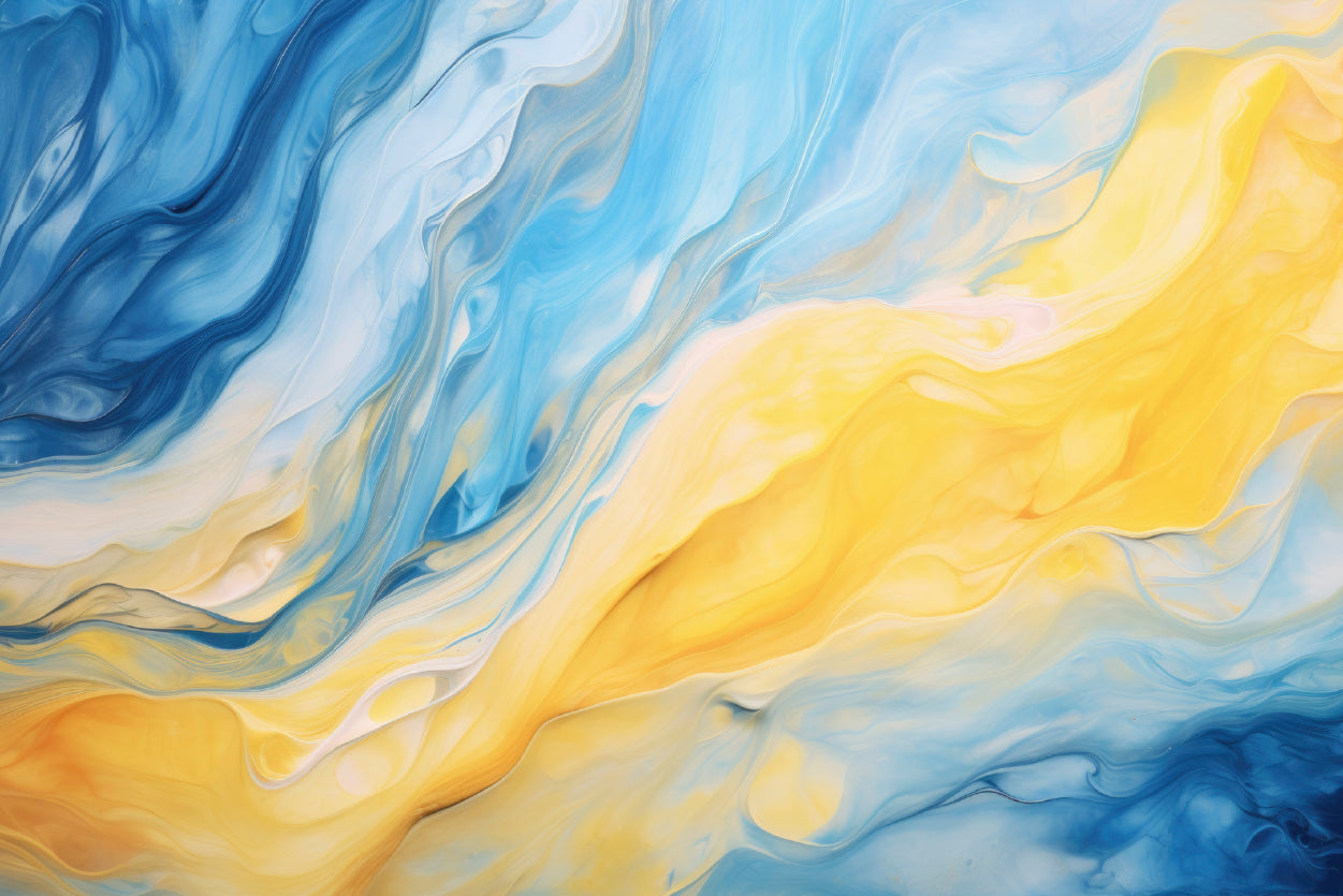 Abstract Marble Oil Paint Home Decor Premium Quality Poster Print Choose Your Sizes - Bella Home Decor