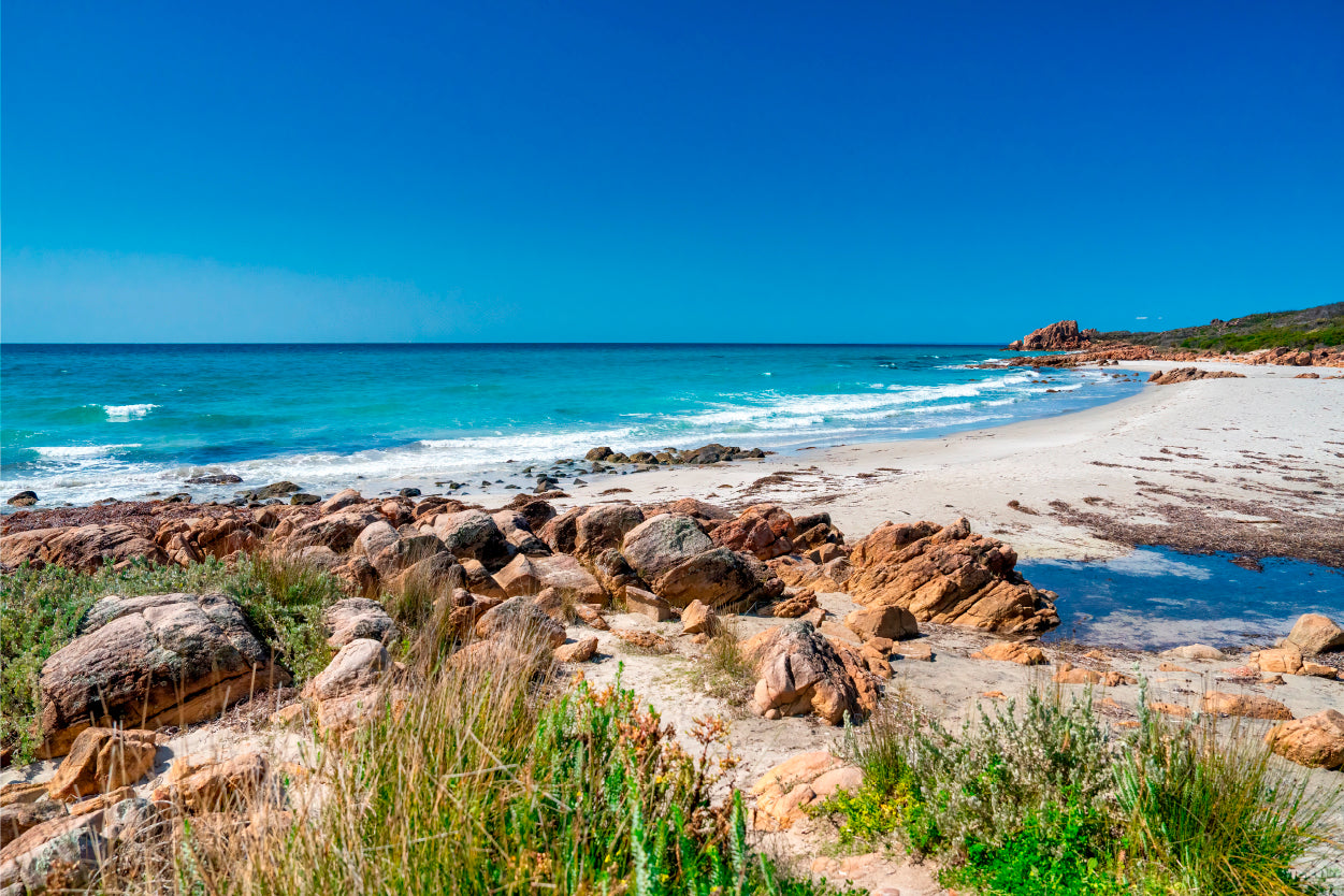 Castle Rock Beach in Dunsborough Wall Art Decor 100% Australian Made