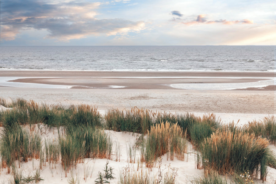 Dune Landscape on The North Sea Beach Wall Art Decor 100% Australian Made - Bella Home Decor