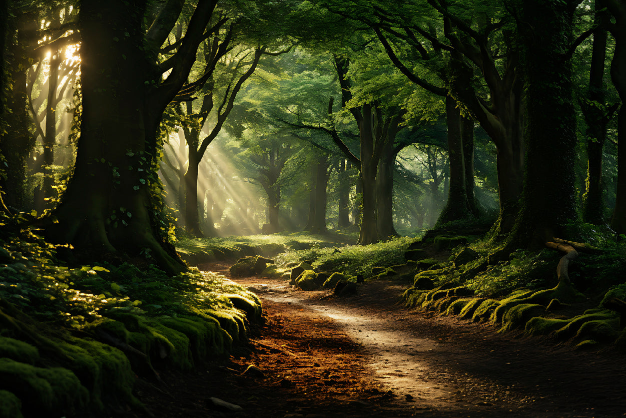 Morning in the Woods Home Decor Premium Quality Poster Print Choose Your Sizes - Bella Home Decor