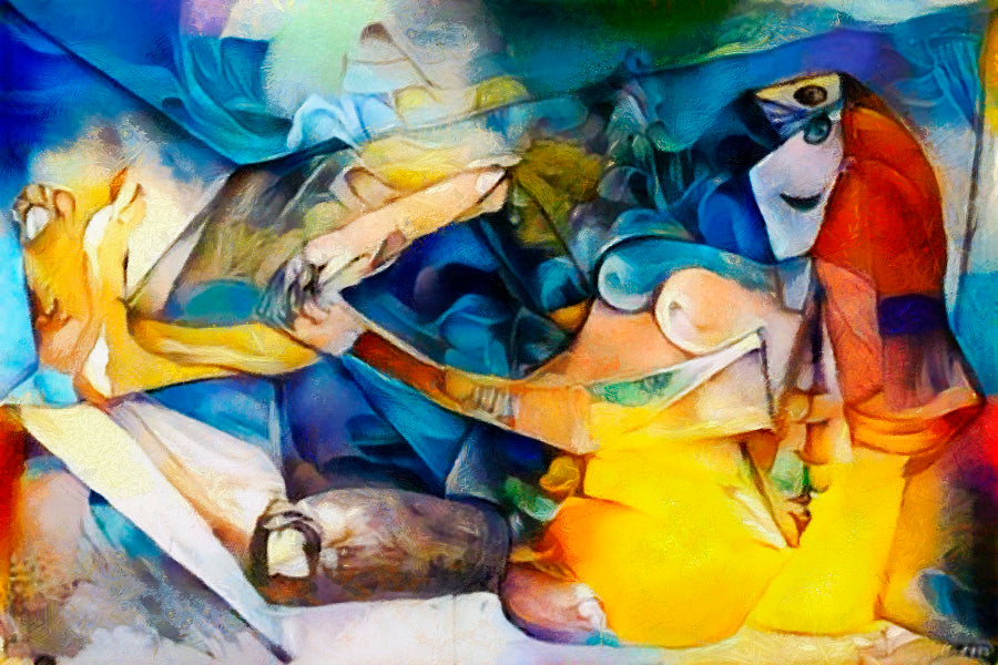 Abstract Style of Kandinsky Home Decor Premium Quality Poster Print Choose Your Sizes - Bella Home Decor