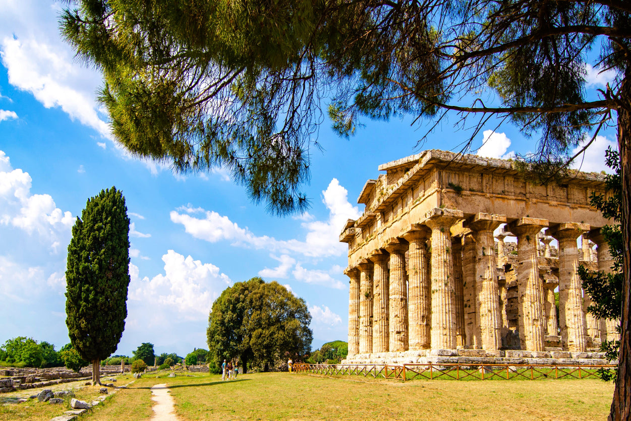 Ancient Temple of Poseidon Italy Home Decor Premium Quality Poster Print Choose Your Sizes - Bella Home Decor