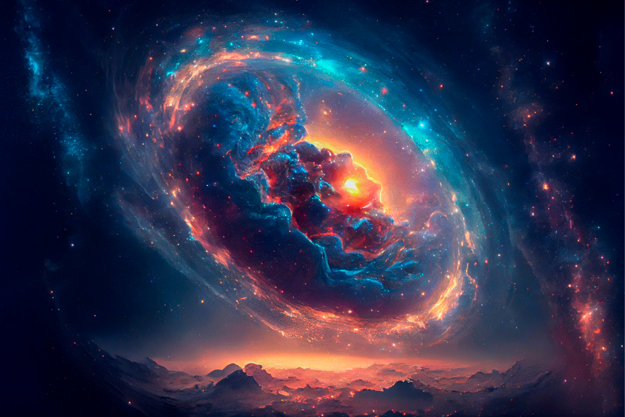 Deep Space Nebula Galaxy Cosmos Wall Art Decor 100% Australian Made