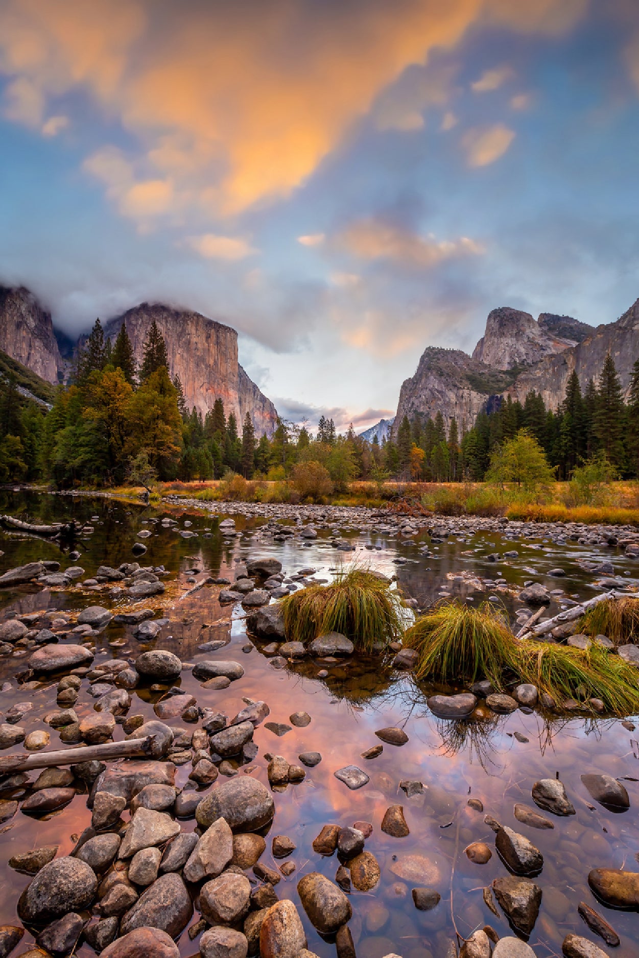 Landscape of Yosemite Park Autumn Print 100% Australian Made