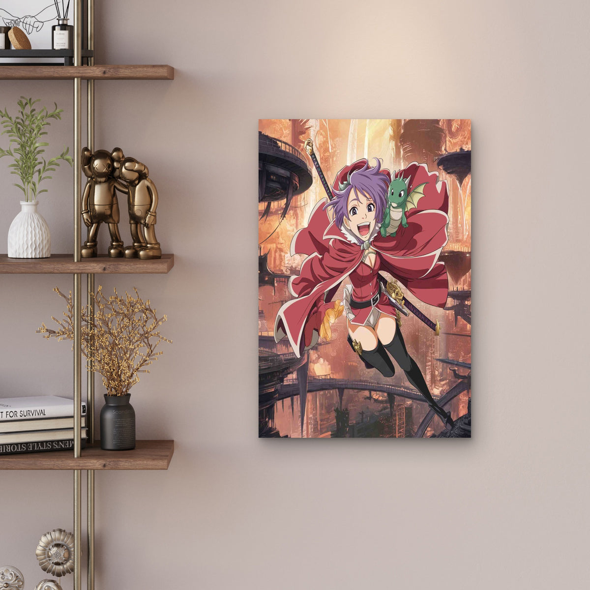Love Heart's Sky Adventure Metal Print Ready to Hang