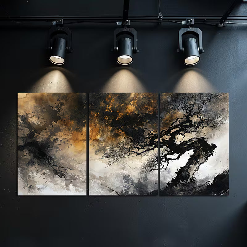 3pcs Unique Beauty of Traditional Chinese Art Wall Art Set Canvas Framed 60x90cm - High Quality Print 100% Australian Made Wall Canvas Ready to Hang
