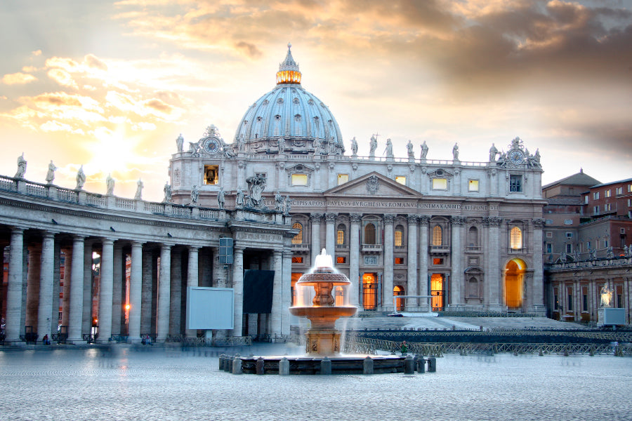 Basilica Di San Pietro, Vatican, Rome, Italy Wall Art Decor 100% Australian Made - Bella Home Decor