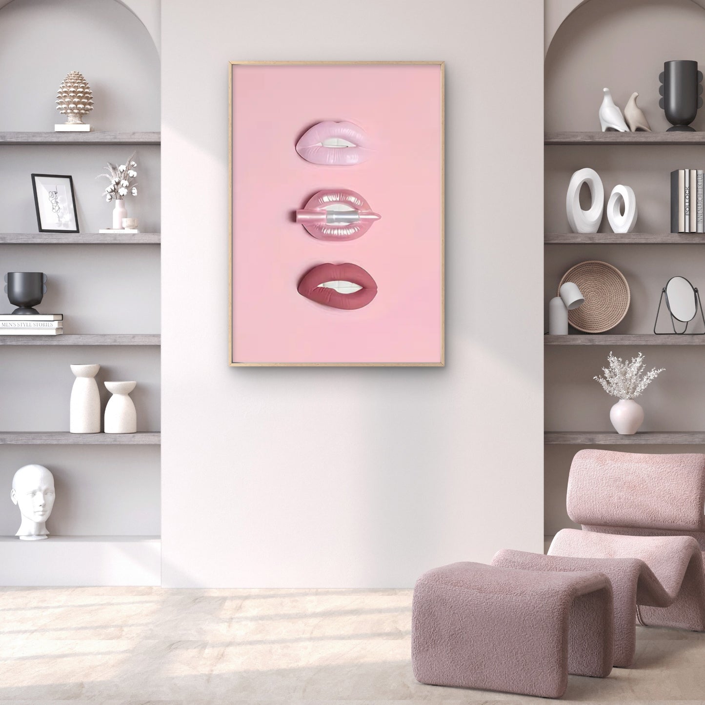 Beauty Salon Stylish and Unique Makeup Theme Fashion Home Decor Premium Quality Poster Print Choose Your Sizes