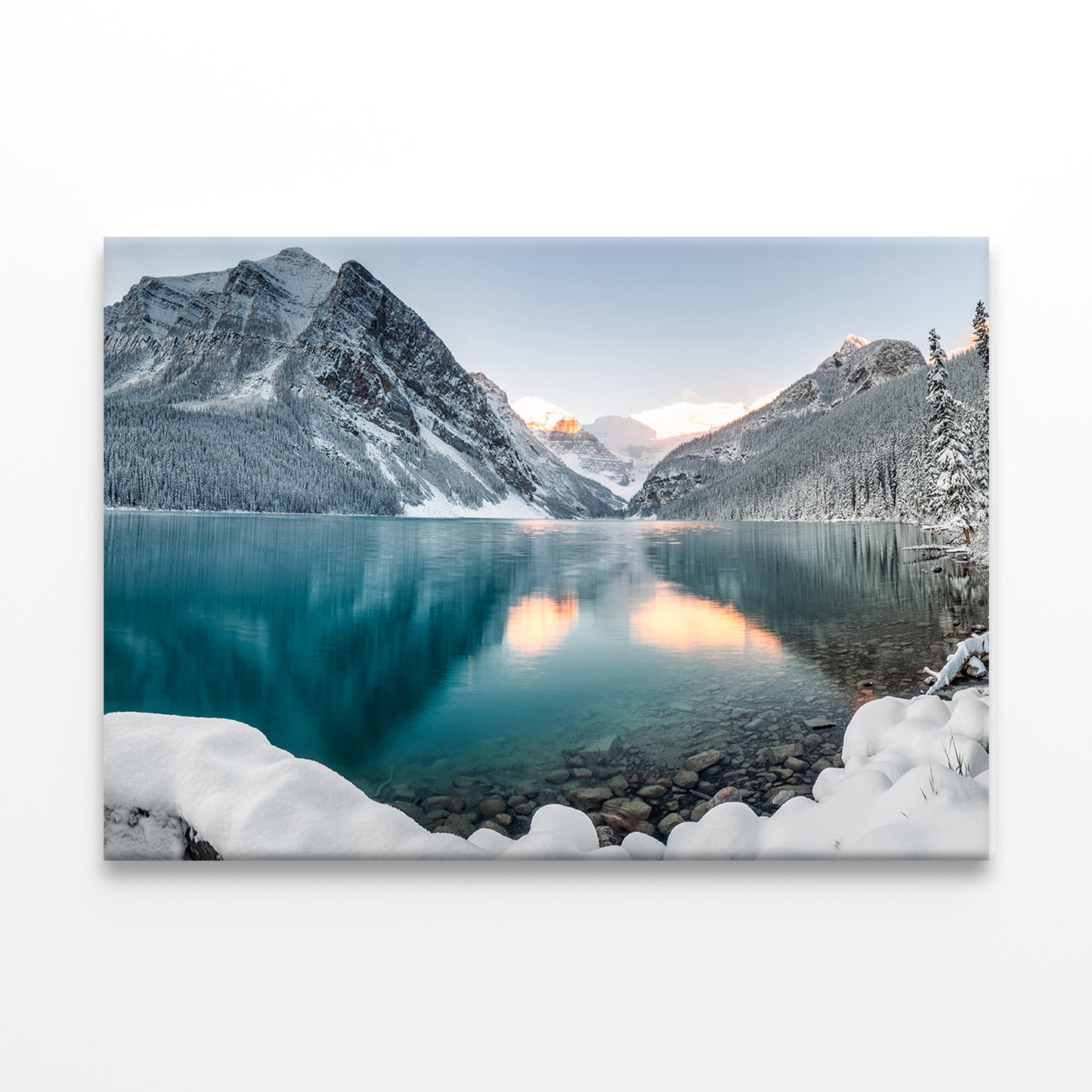 Lake Louise with Mountain View Wall Art Decor 100% Australian Made - Bella Home Decor