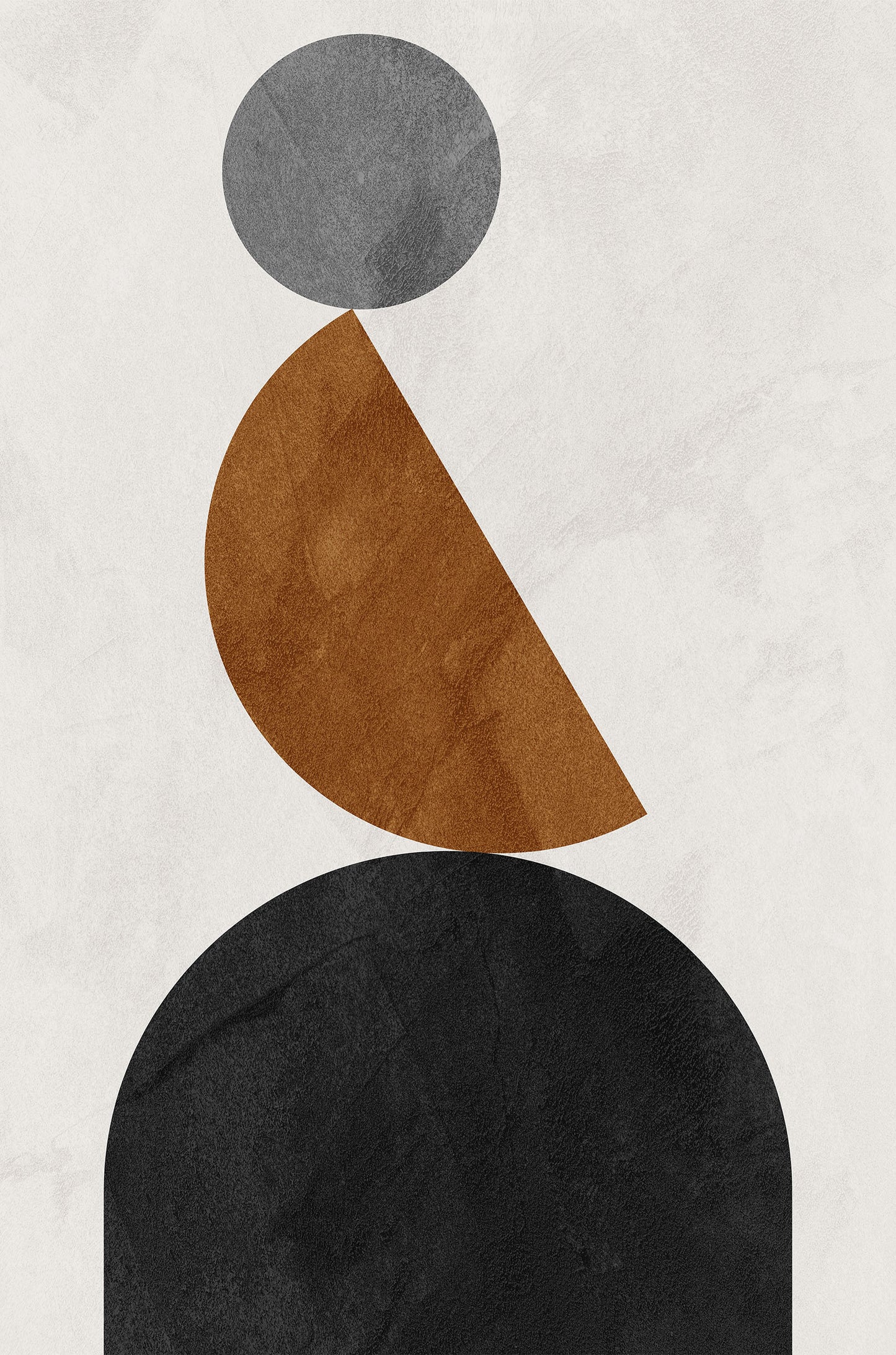 Abstract Geometric Shapes 60x90cm Metal Print Ready to Hang