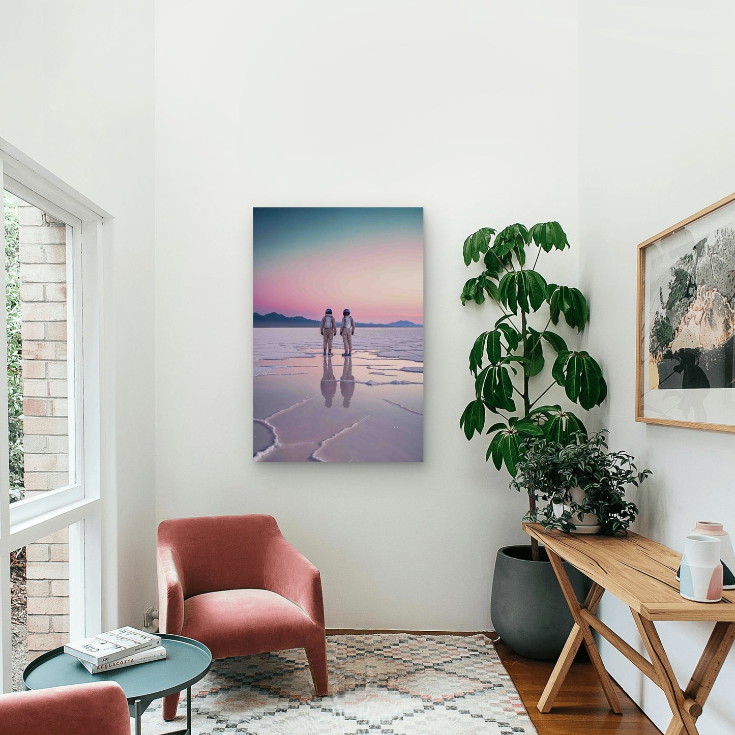 Reflections Of The Cosmic Void 40x60cm Metal Print Ready to Hang