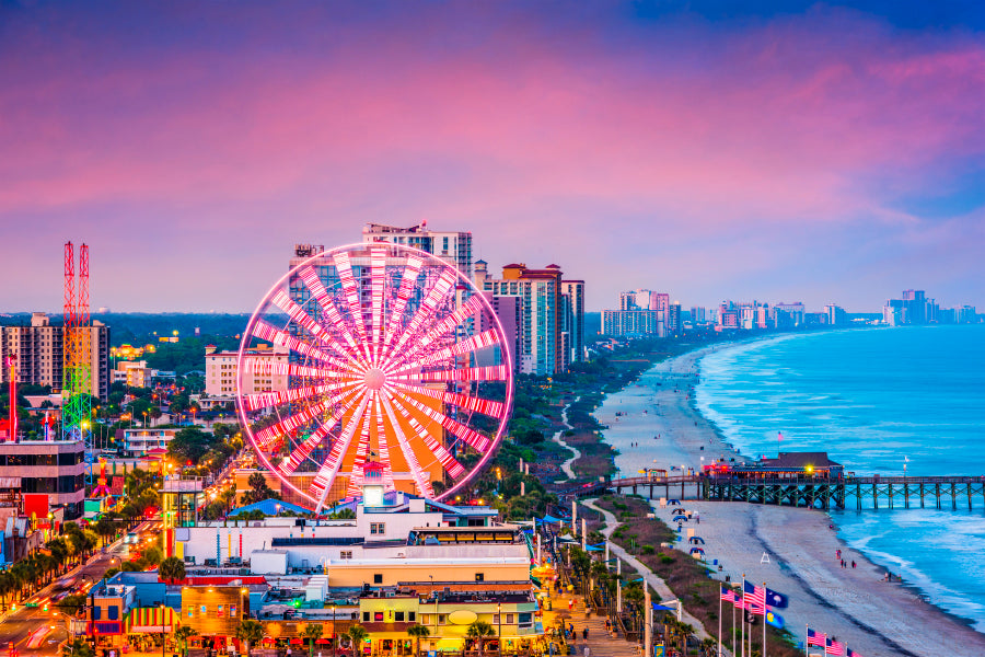 Myrtle Beach, South Carolina Home Decor Premium Quality Poster Print Choose Your Sizes - Bella Home Decor