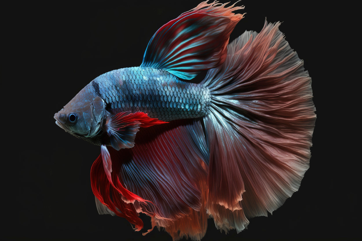 Colorful Fish Swimming In the Water Print 100% Australian Made - Bella Home Decor