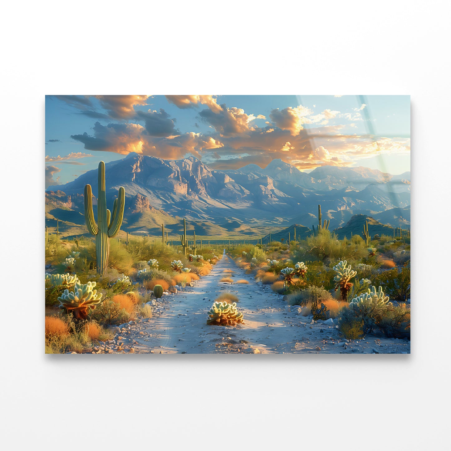 Mountains and Snow Acrylic Glass Print Tempered Glass Wall Art 100% Made in Australia Ready to Hang - Bella Home Decor