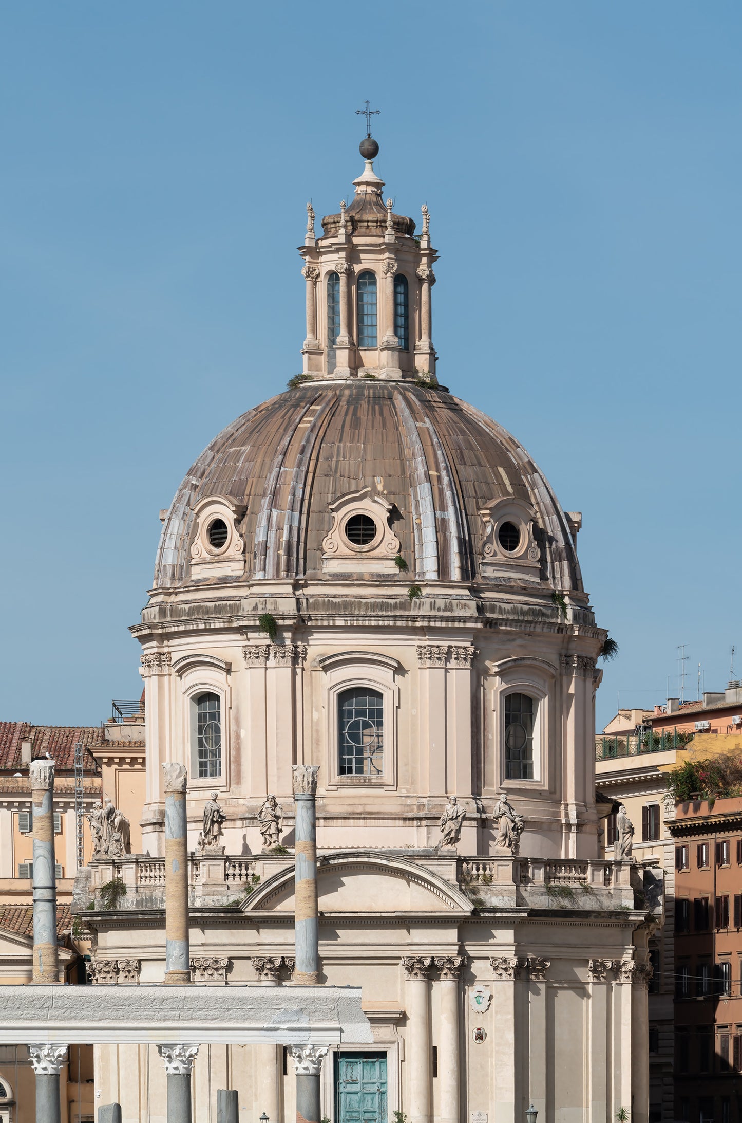 Rome Italy Church Architecture 60x90cm Metal Print Ready to Hang