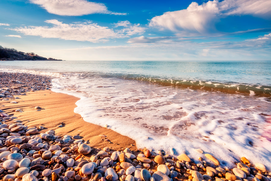 Sea Glowing by Sunlight Home Decor Premium Quality Poster Print Choose Your Sizes - Bella Home Decor