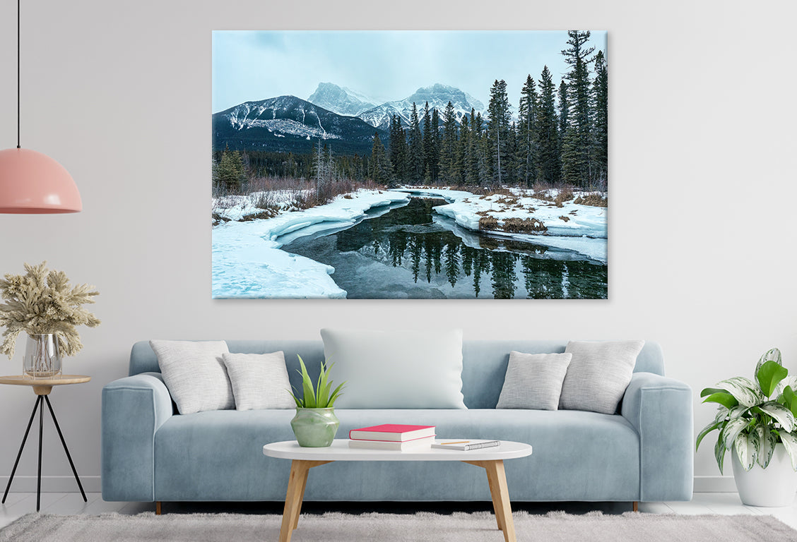 Jestřebí Hory Winter Scenery Wall Art Decor 100% Australian Made - Bella Home Decor