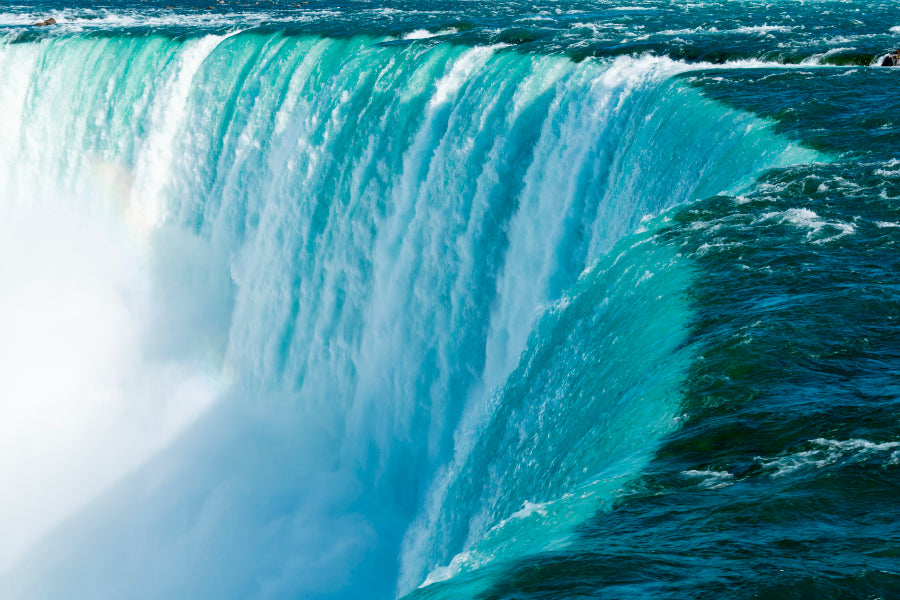 Canadian Or Horseshoe Waterfall from Canadian Side of Niagara Falls Wall Art Decor 100% Australian Made - Bella Home Decor