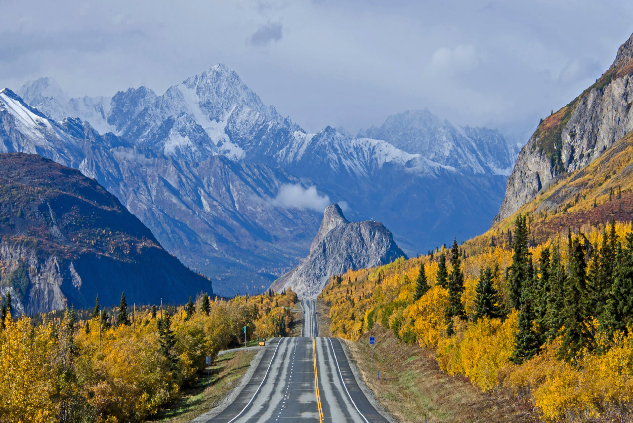 A Road Winding through a Mountainous Home Decor Premium Quality Poster Print Choose Your Sizes - Bella Home Decor