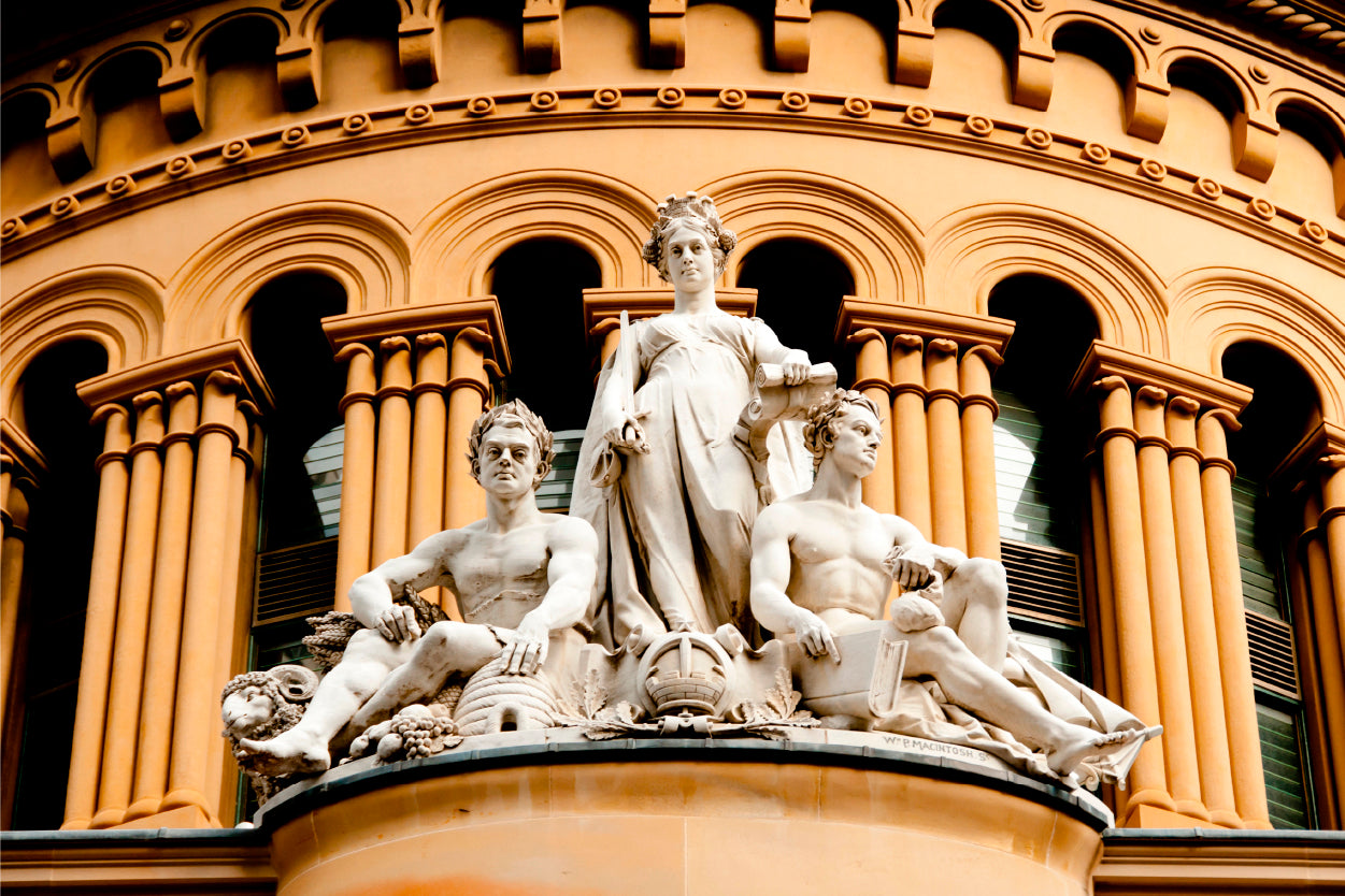 Queen Victoria Building Statues Sydney Australia Wall Art Decor 100% Australian Made