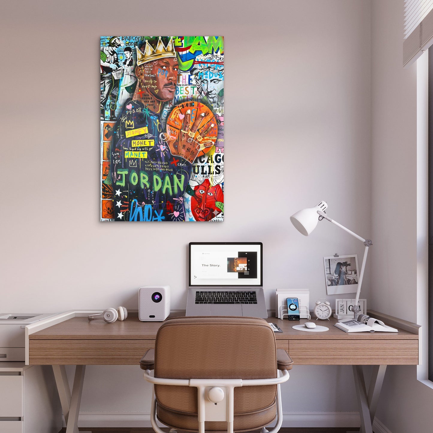 Regal Sports Typography Street Art 40x60cm Metal Print Ready to Hang
