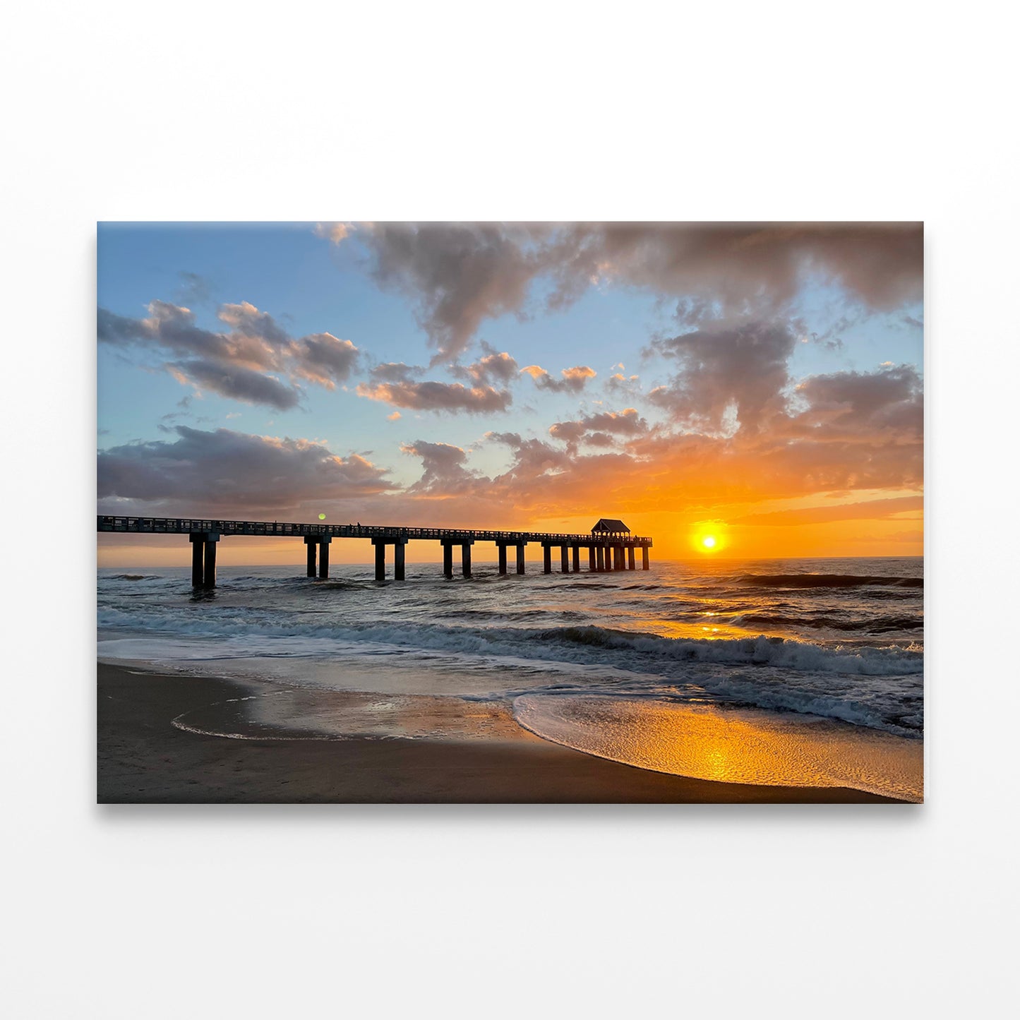 Sunrise at Surfside Beach Wall Art Decor 100% Australian Made - Bella Home Decor
