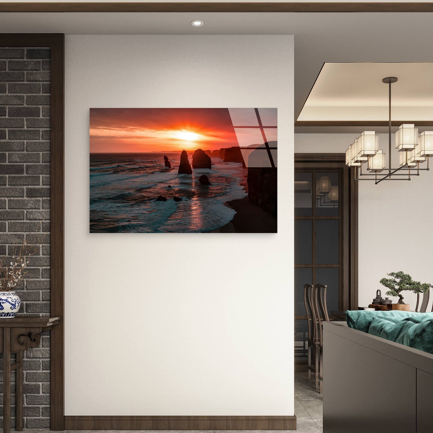 The Twelve Apostles, Australia Glass Printing Wall Art Australian Made Quality