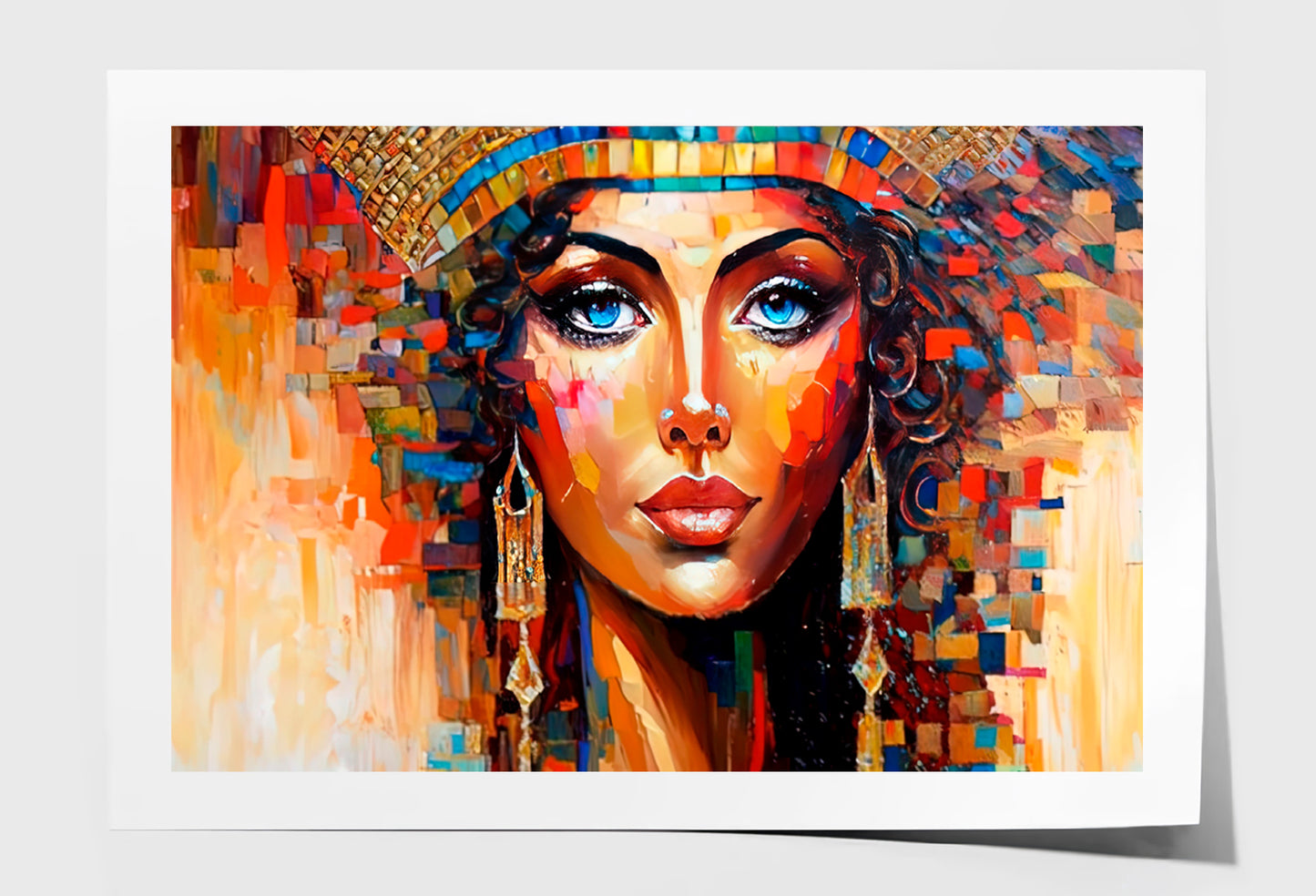 Ancient Beautiful Woman Painting Limited Edition High Quality Print Unframed Roll Canvas None