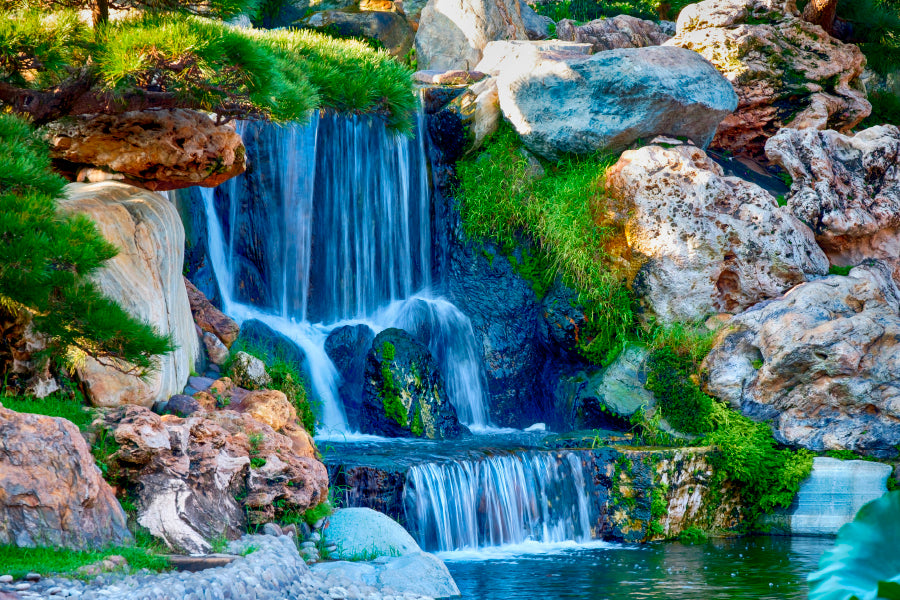 Waterfall-Britton Falls-Fishers Indiana Home Decor Premium Quality Poster Print Choose Your Sizes - Bella Home Decor