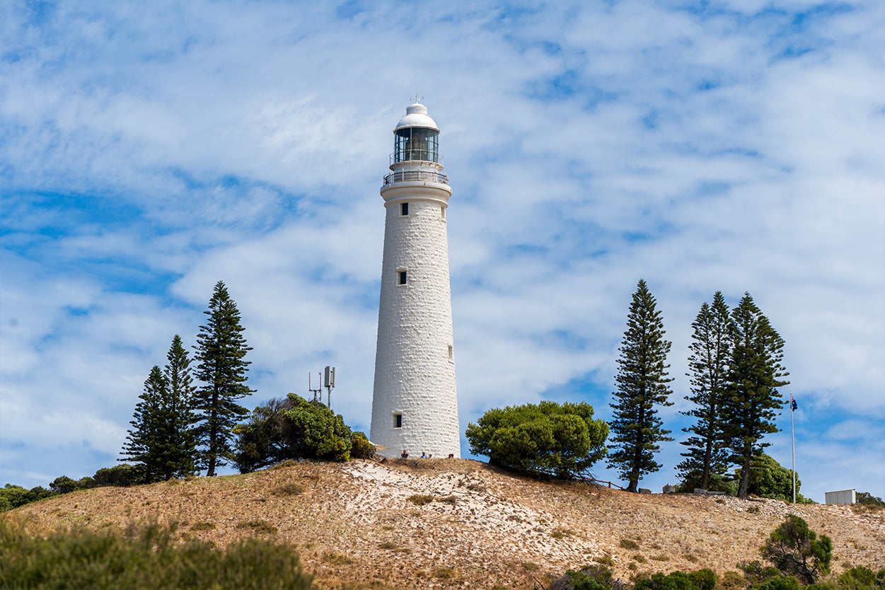 Historic Wadjemup Lighthouse Standing Atop Rottnest Island, Perth, Australia Wall Art Decor 100% Australian Made