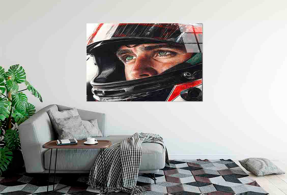 Edgy Speed Track Close Tempered Glass Printing Wall Art Australian Made Quality