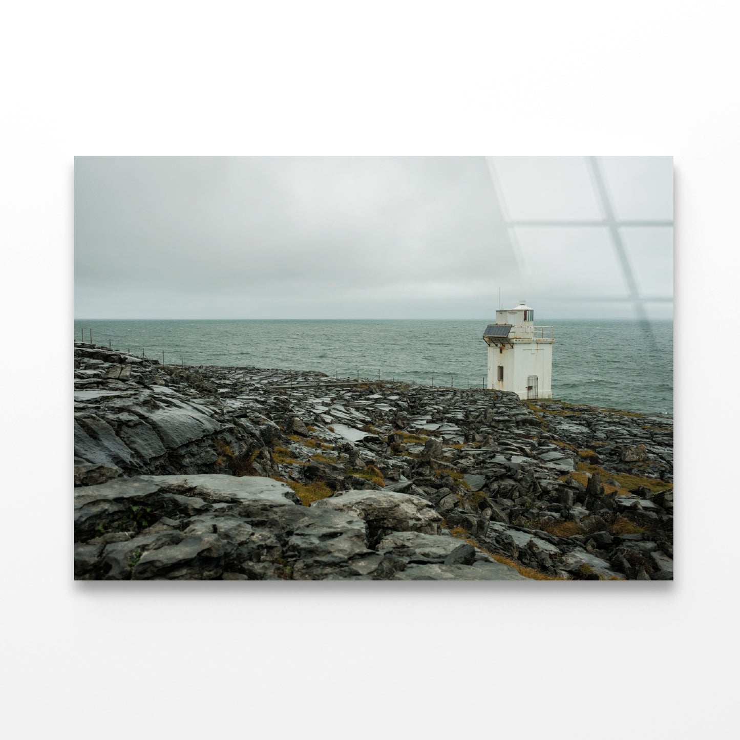 View of the Black Head Lighthouse in Ireland Acrylic Glass Print Tempered Glass Wall Art 100% Made in Australia Ready to Hang