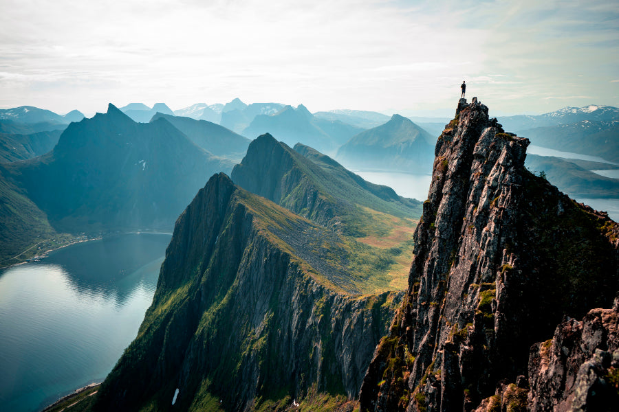 Morning Views In Senja Norway Home Decor Premium Quality Poster Print Choose Your Sizes - Bella Home Decor