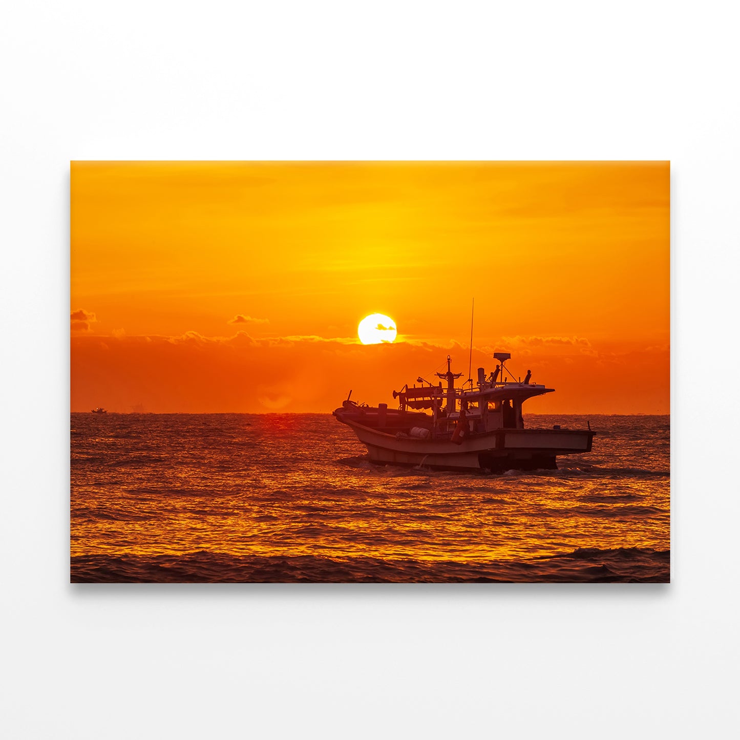 Sea Sunrise at Kangyang Port, Ulsan Wall Art Decor 100% Australian Made - Bella Home Decor