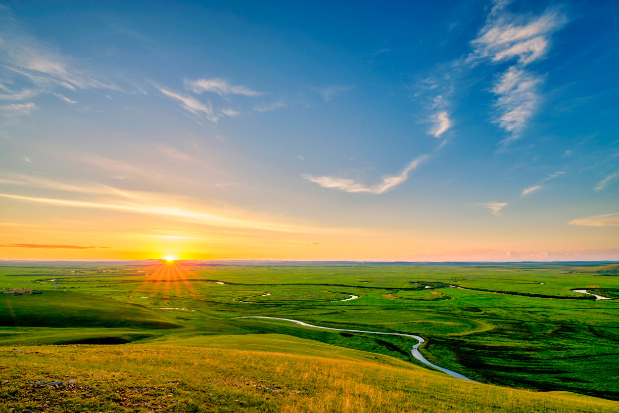 The Summer Grassland of China Home Decor Premium Quality Poster Print Choose Your Sizes - Bella Home Decor