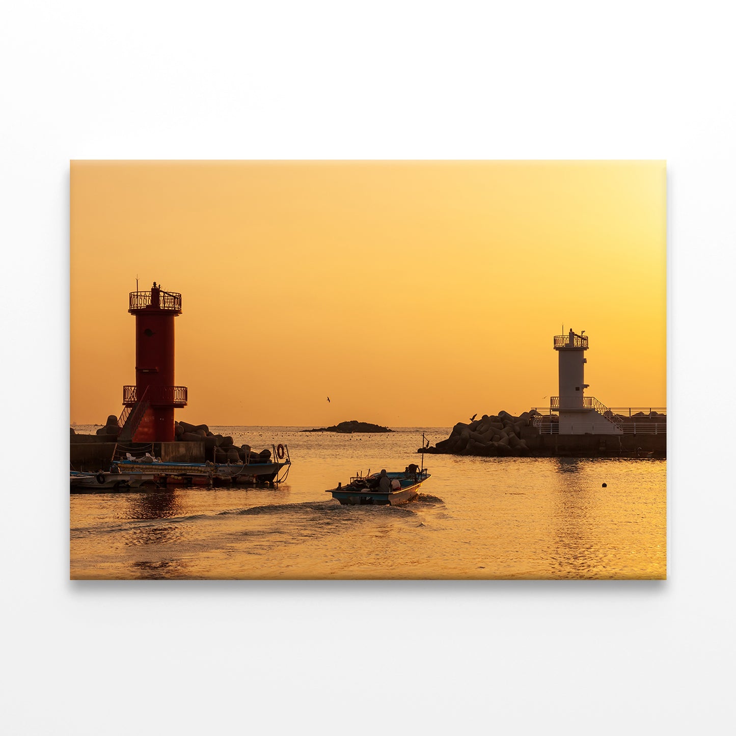 Sea Sunrise in Cheongsapo, Busan Wall Art Decor 100% Australian Made - Bella Home Decor
