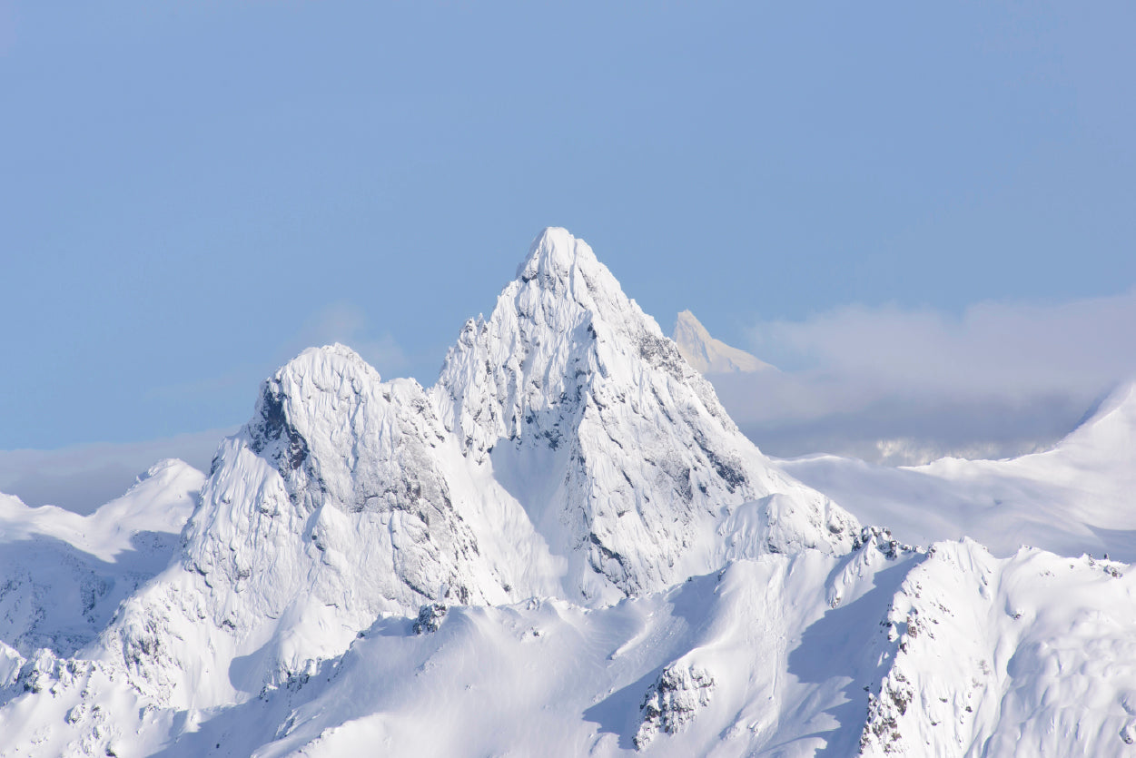A Snow-Covered Mountain in Argentina Home Decor Premium Quality Poster Print Choose Your Sizes - Bella Home Decor