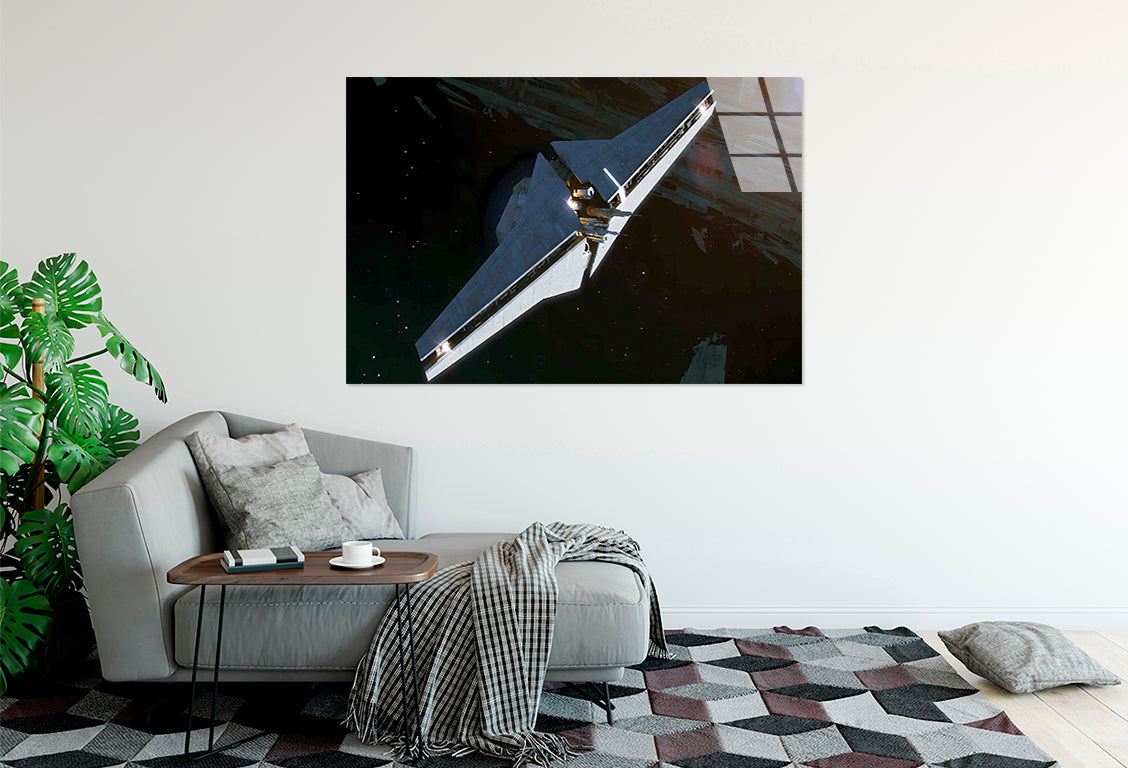 Cinematic Galaxy Battle Tempered Glass Printing Wall Art Australian Made Quality