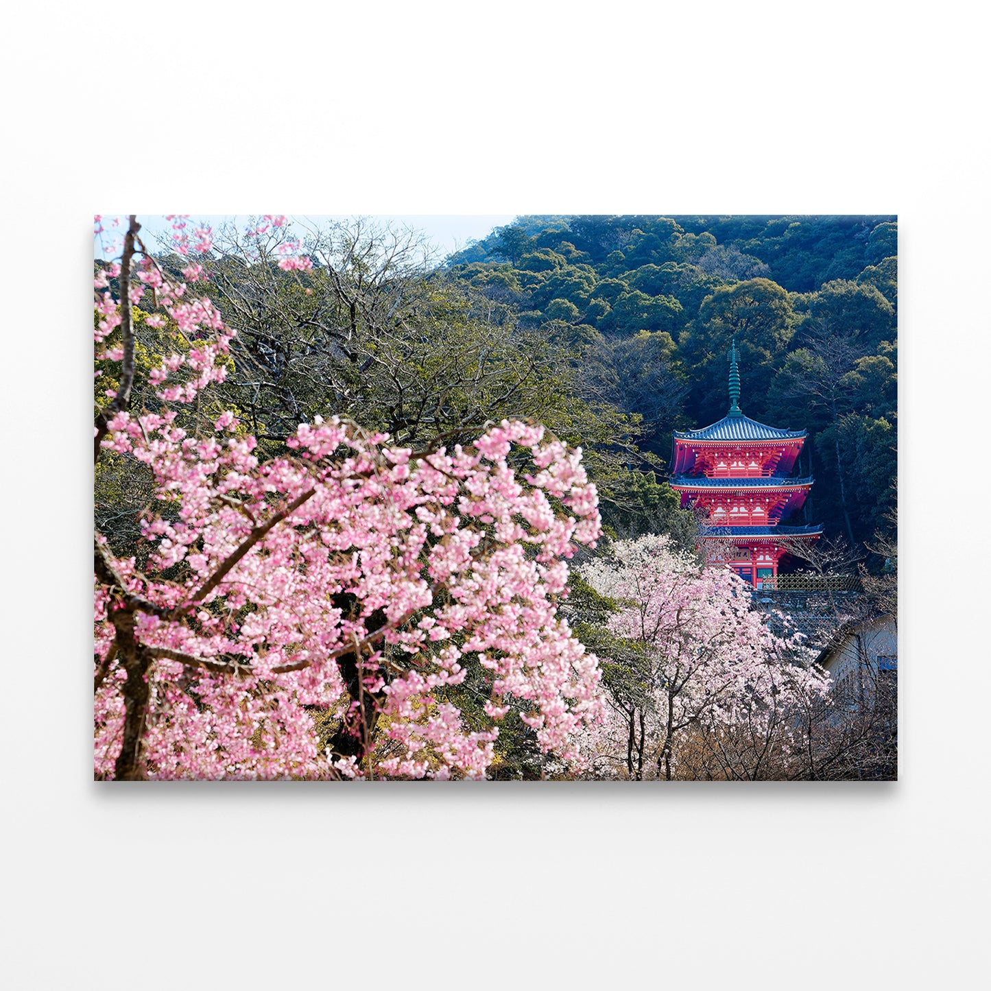 Spring scenery of a traditional Japanese Wall Art Decor 100% Australian Made - Bella Home Decor