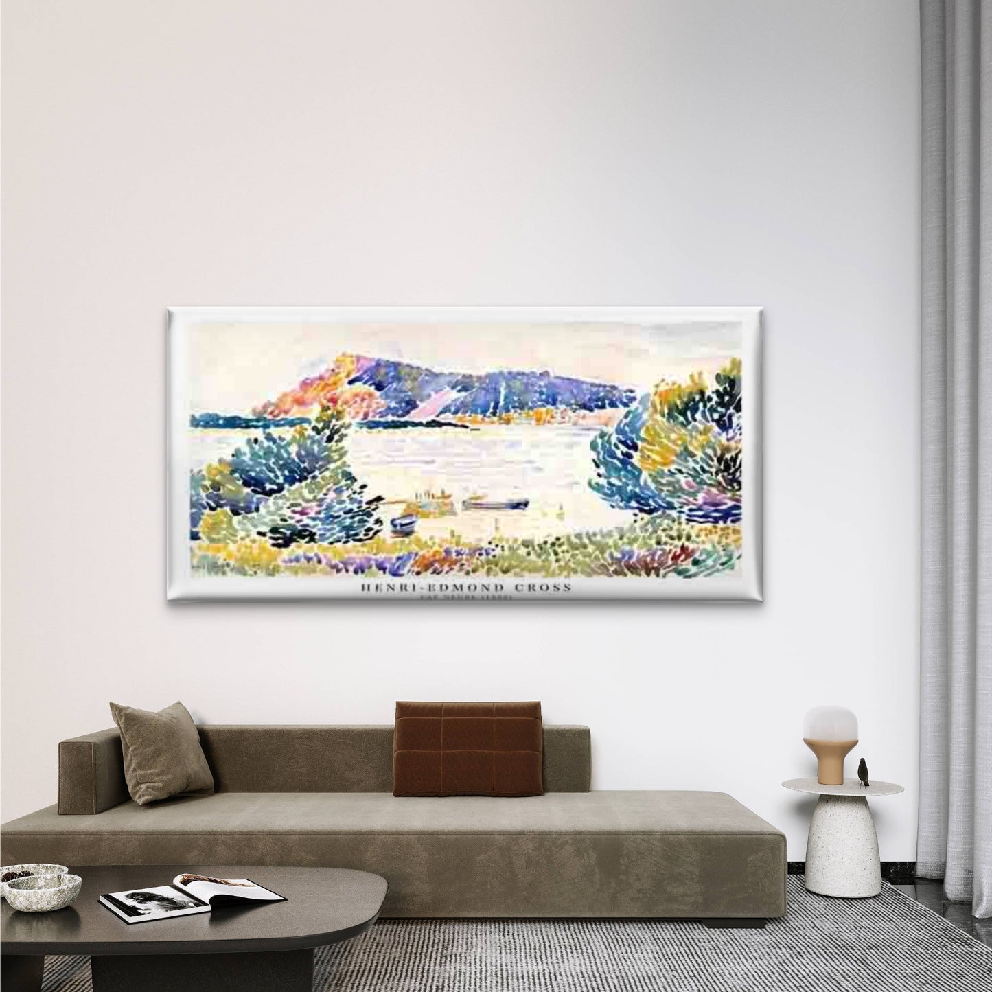 Abstract Landscape Design Wall Art Canvas Office Home Room Framed 120x60cm