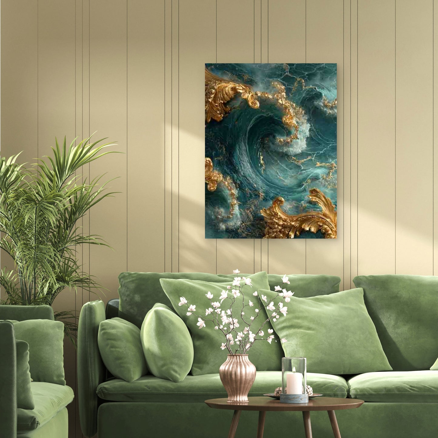 The Fall of Ambition', Inspired by Greek Myths 40x60cm Metal Print Ready to Hang
