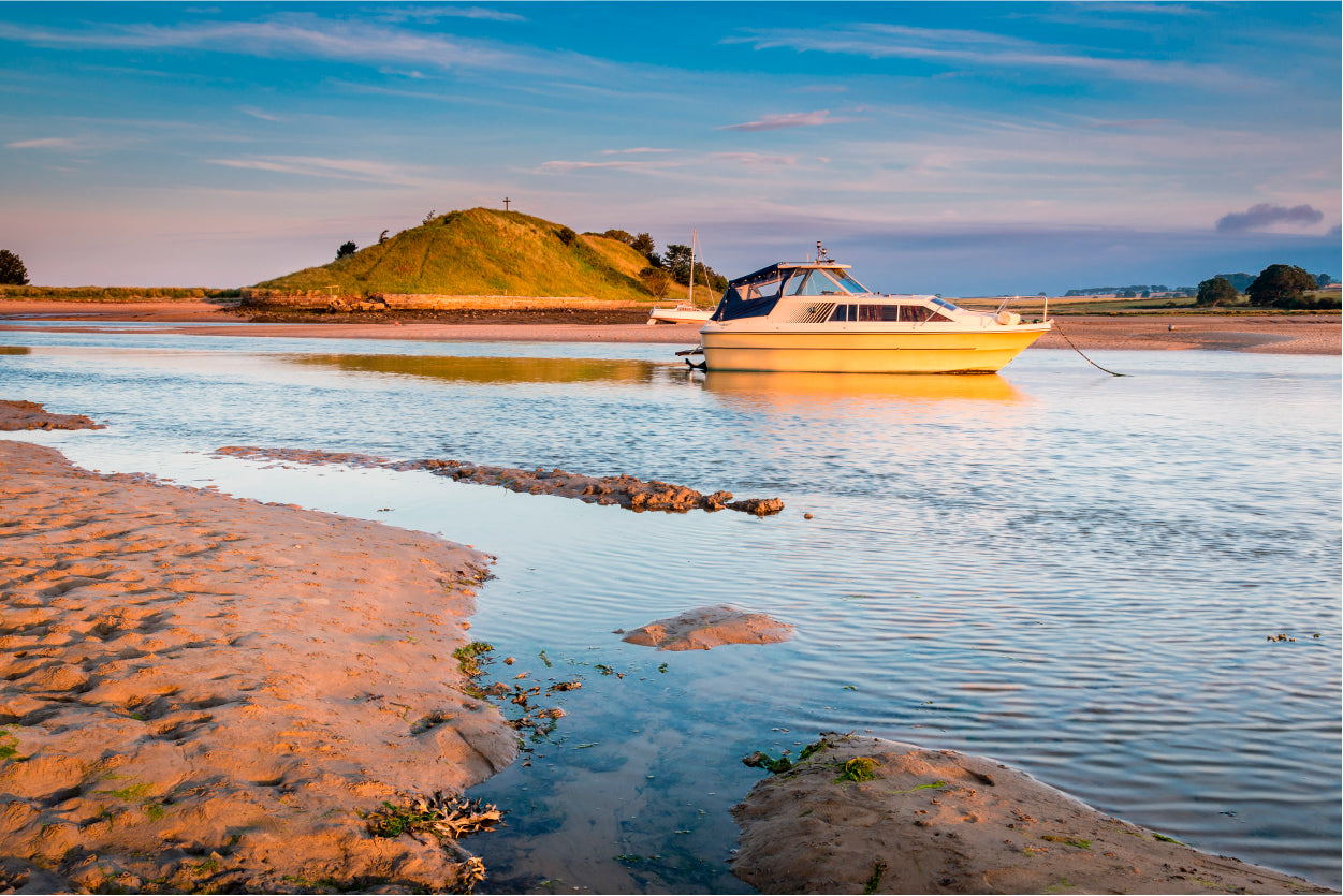 Church Hill across River Aln Estuary Home Decor Premium Quality Poster Print Choose Your Sizes - Bella Home Decor