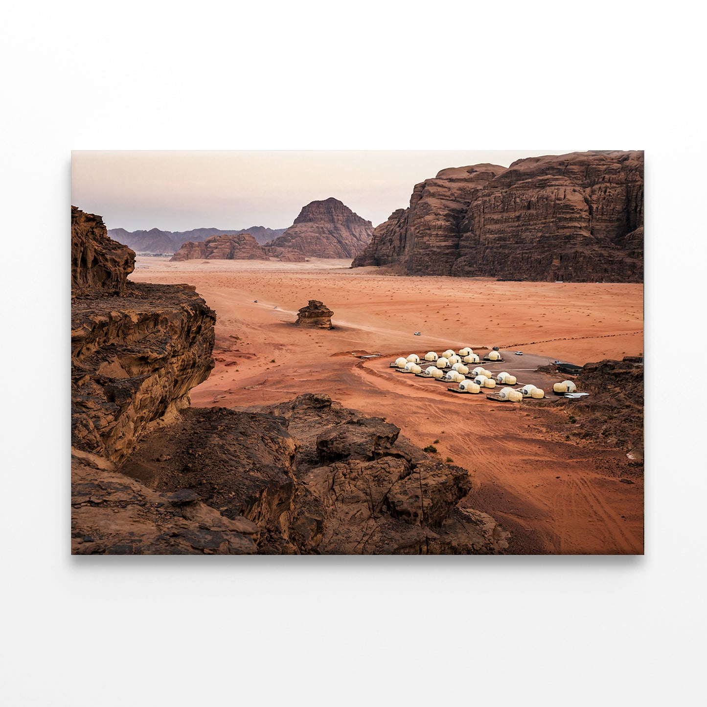 Luxury Camping in Wadi Rum Wall Art Decor 100% Australian Made