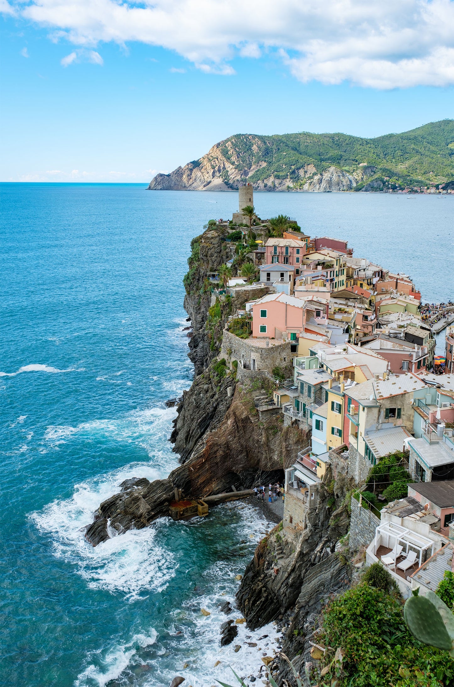 Vernazza Italy Cinque Terre 60x90cm Metal Print Ready to Hang