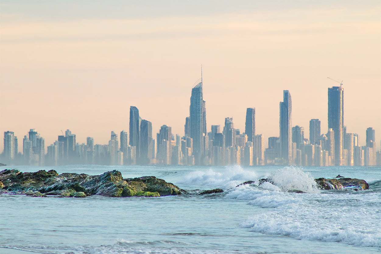 Gold Coast Queensland Morning Beach Wall Art Decor 100% Australian Made