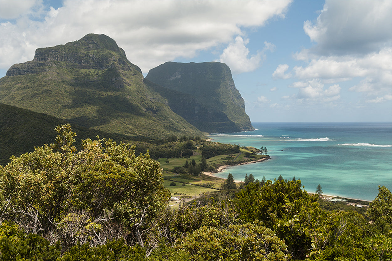 Lord Howe Island NSW Mount Eliza Scenic View Wall Art Decor 100% Australian Made