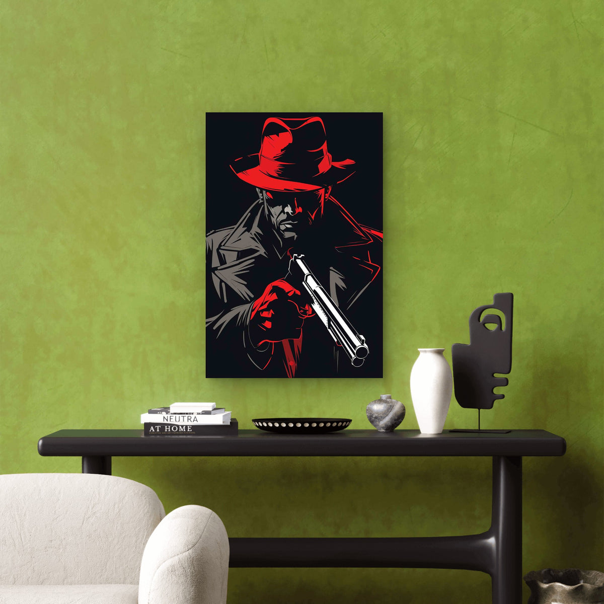 The Red Vengeance Metal Print Ready to Hang