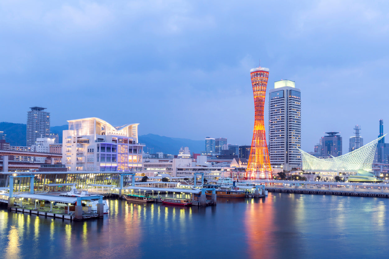 Yacht And Boats in the Kobe Port Home Decor Premium Quality Poster Print Choose Your Sizes - Bella Home Decor