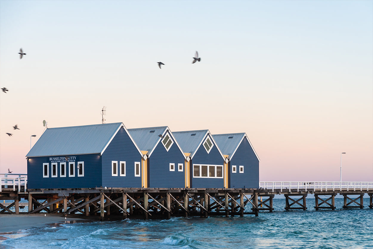 Busselton Jetty Western Australia Dawn Light Wall Art Decor 100% Australian Made