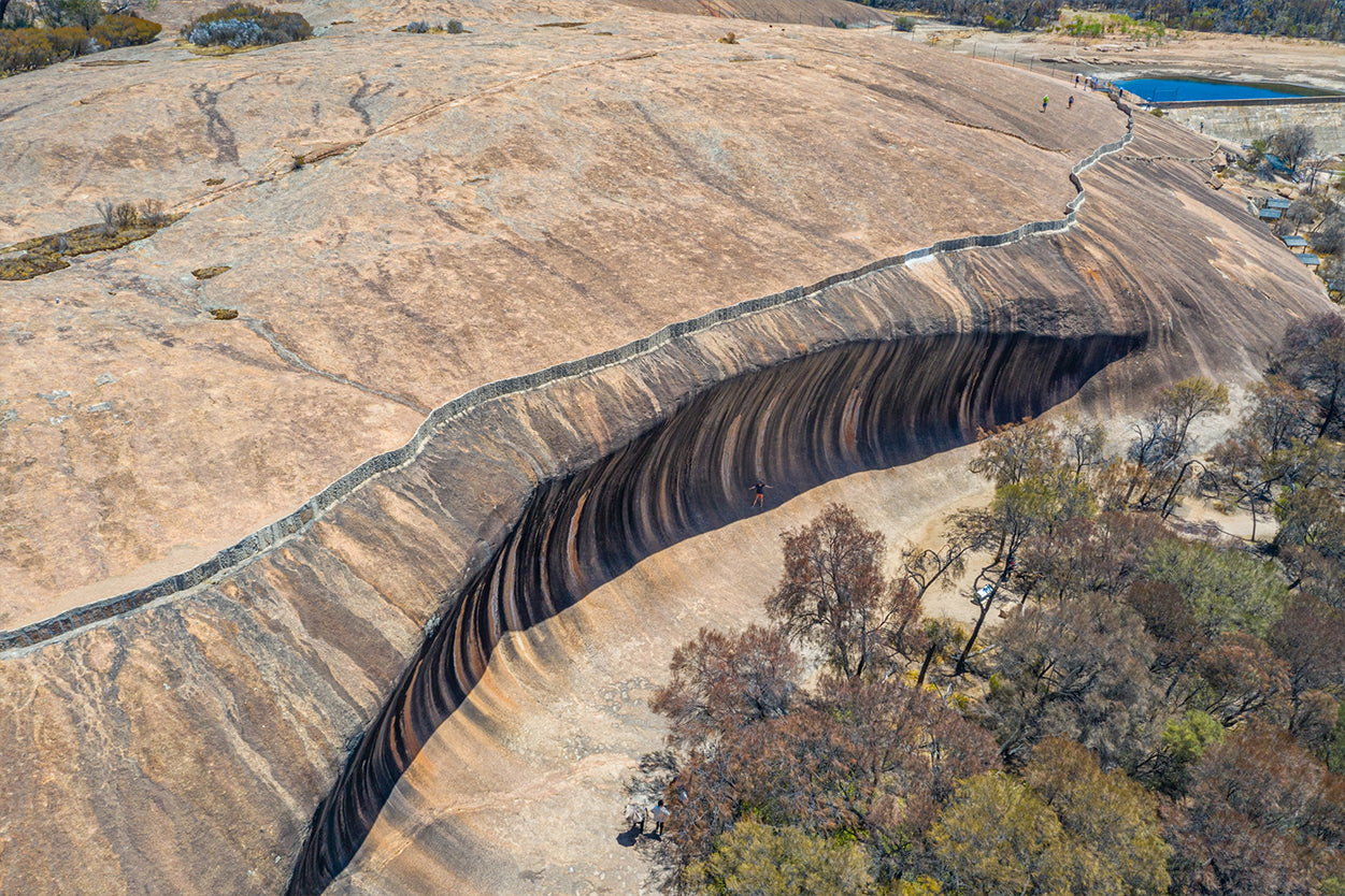 Wave Rock Western Australia Scenic Wall Art Decor 100% Australian Made